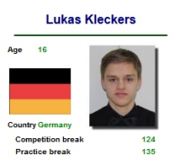 Snooker U21-EM: Unser Respekt gebührt Lukas