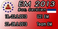 EM 2013: U21 und Team in Serbien
