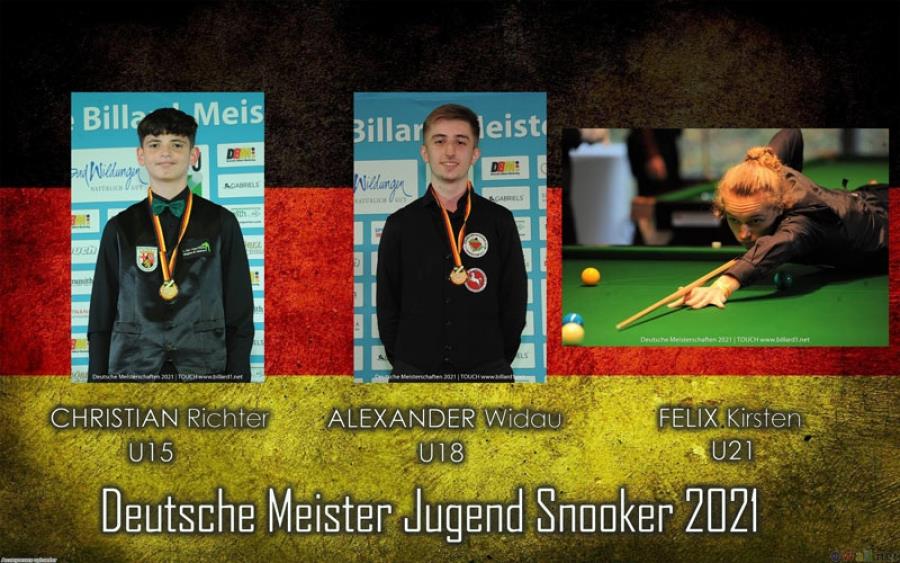 Deutsche Jugend Meisterschaft Snooker 2021: Just proud of our talents