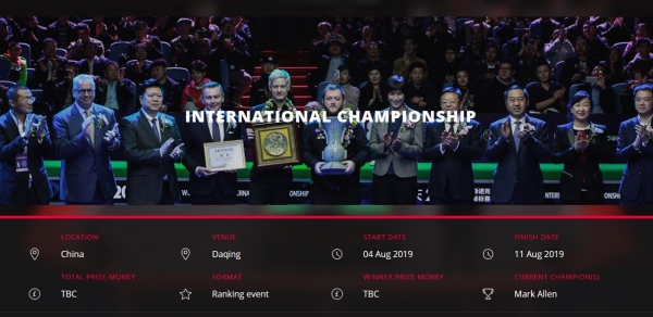 International Championship: Jetzt geht die Snooker-Saison richtig los