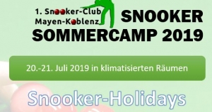 Sommercamp 2019: Vallendar lädt zum Snookerspaß ein