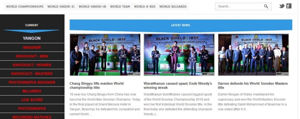 IBSF Snooker WM 2018: China, Thailand und Wales räumen Gold ab